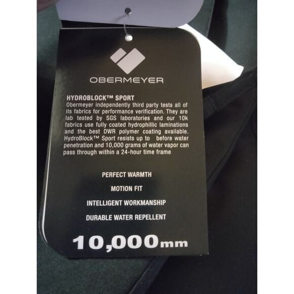 Obermeyer Keystone Black Snow Pants‎ Relaxed Fit Boot Cut Mens Size 3X - Picture 4 of 5